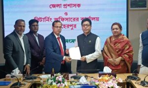 মেহেরপুর- ১ আসনে আওয়ামী লীগ মনোনীত প্রার্থীর মনোনয়নপত্র জমা