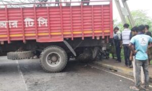 ফরিদপুরে ট্রাক চাপায় প্রাণ গেল ইজিবাইক চালকের