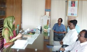 মাদারগঞ্জ উপজেলা নির্বাহী কর্মকর্তার সাথে প্রেসক্লাবের নেতৃবৃন্দের মতবিনিময় সভা