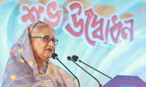 প্রধানমন্ত্রী মাতারবাড়ী গভীর সমুদ্রবন্দর চ্যানেল উদ্বোধন করলেন