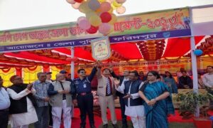 ফরিদপুরে শুরু হয়েছে এসপি কাপ আন্তঃজেলা ভলিবল টুর্নামেন্ট