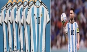 মেসির ৬টি বিশ্বকাপ জার্সি নিলামে উঠছে
