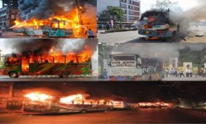 দেশজুড়ে ২৫ দিনে ৩৭৬ অগ্নিসংযোগ