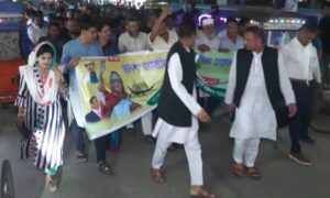 তফসিলকে স্বাগত জানিয়ে শেরপুরে আ’ লীগের আনন্দ মিছিল