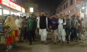 পাটগ্রামে তফশিলকে স্বাগত জানিয়ে আ.লীগের আনন্দ মিছিল