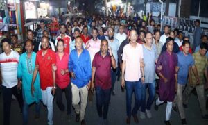 তফসিলকে স্বাগত জানিয়ে কুমিল্লা আওয়ামী লীগের আনন্দ মিছিল