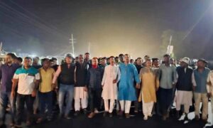 বগুড়ায় তফসিল ঘোষণাকে স্বাগত জানিয়ে আ’লীগের আনন্দ মিছিল