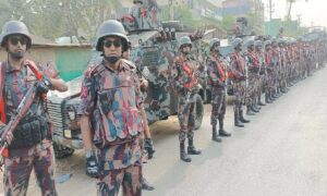 দেশজুড়ে ১৫৬ প্লাটুন বিজিবি মোতায়েন