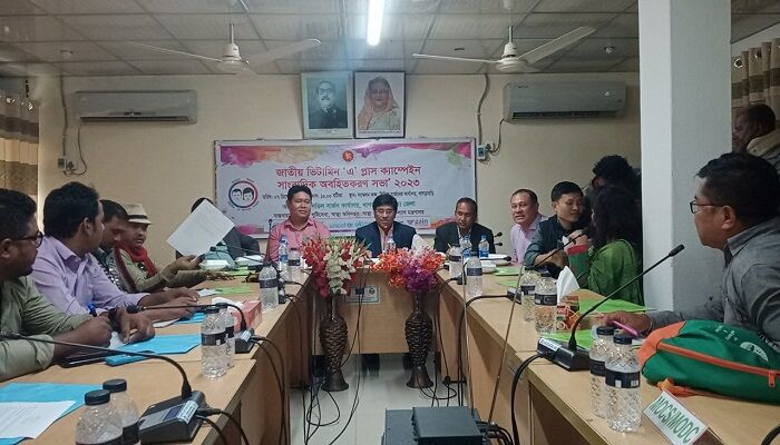 খাগড়াছড়িতে জাতীয় ভিটামিন “এ” প্লাস ক্যাম্পেইন’র সংবাদ সম্মেলন